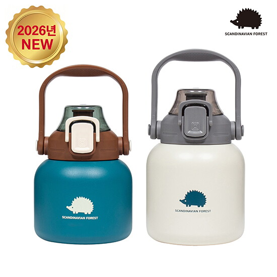 [혼합 세트]NEW 빅핸들 316 텀블러 2종(피코크그린 600ml+아이보리 800ml)