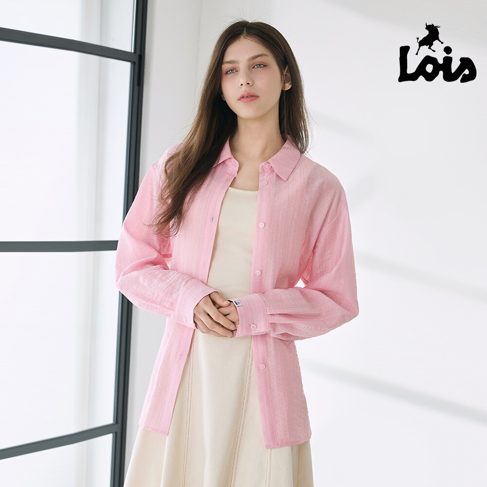 Lois 로이스 26SS 여성 리오셀 블렌디드 루즈핏 셔츠 3종(+이너 1종) 2