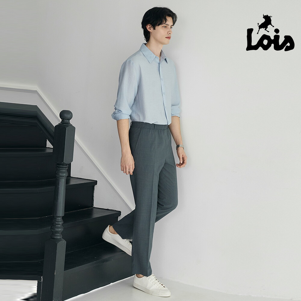 Lois 로이스 26SS 남성 밴딩 크리즈 팬츠 3종 2