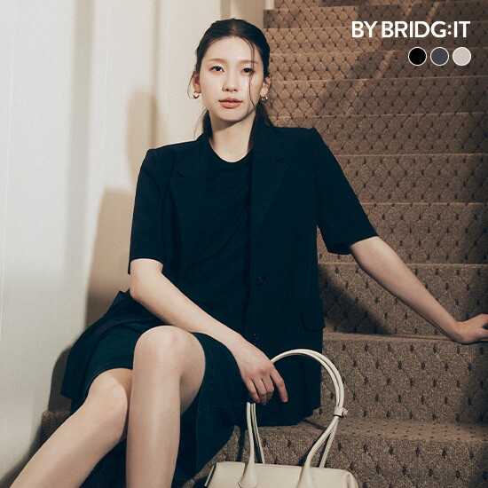 ○(런칭가 59,900원) 26SS 링클프리 반팔 자켓