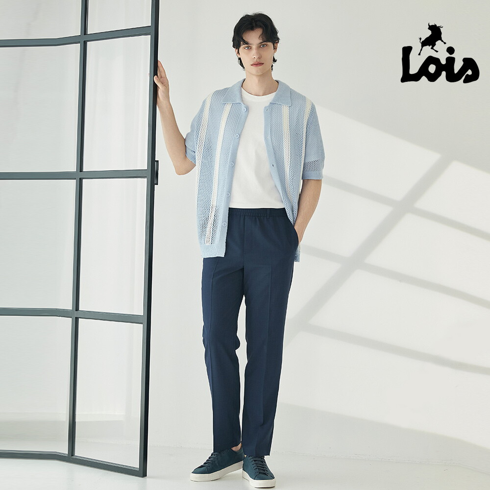 Lois 로이스 26SS 남성 밴딩 크리즈 팬츠 3종 4