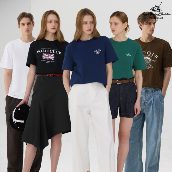 RCB POLO CLUB 26SS 남녀공용 소로나 반팔 티셔츠 5종(R606)