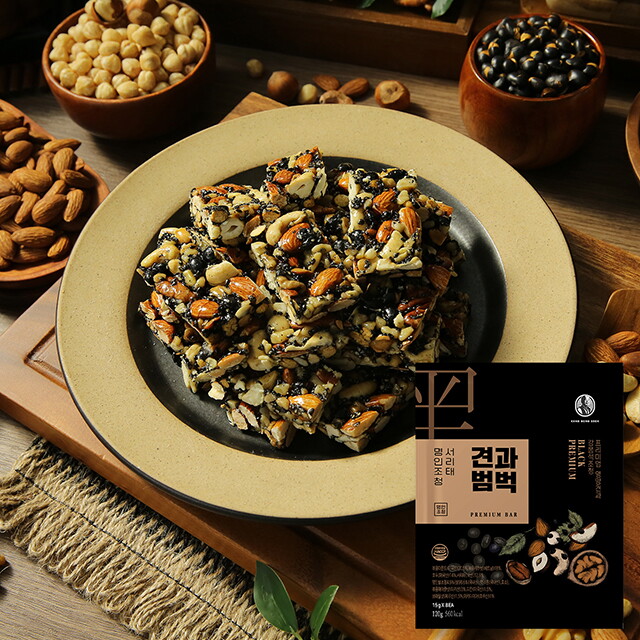 강봉석 명인의 서리태 견과범벅 15g x 96개 (1봉당 8개, 총 12봉) 2