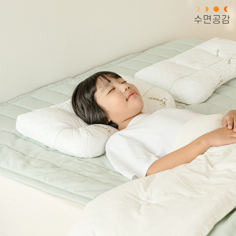 우유베개 알파 키즈 천연라텍스 기능성 경추베개 