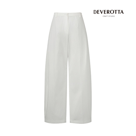 [최초가 89,900원] 26SS 코튼 블렌디드 와이드 커브드 팬츠 4