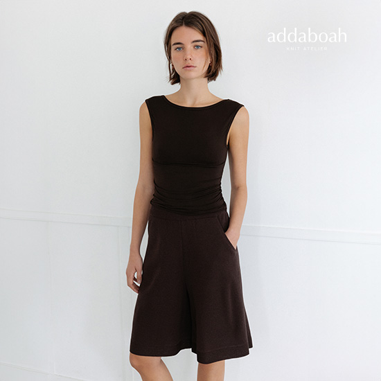 [최초가 69,900원] 26SS 린넨 블렌디드 하프 스커트팬츠 3