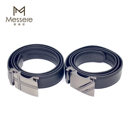 (방송에서만 이가격) [MESSERE] 메세르 천연 소가죽 벨트 1+1(정장용2종) 2