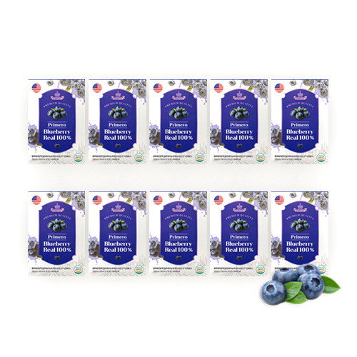 ☆[10박스] 프리메로 블루베리 리얼 100 (30ml x 10포 x 10박스)
