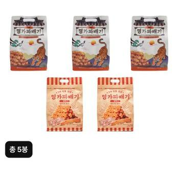 명가꽈배기 땅콩 3봉+참깨 2봉 (총 500g X 5봉)
