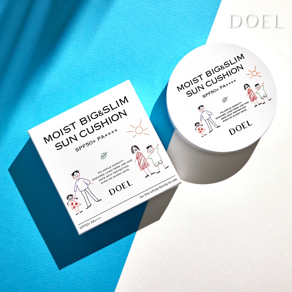 도엘 썬쿠션 본품으로만 5개 최대용량27g 초슬림22mm 2