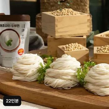 해초미인 두부면 세트 22인분 (두부면X22+저당 비빔소스X11+저당 맛간장소스X11)