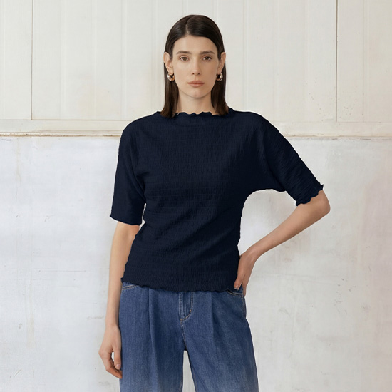 [최초가79,000원]26SS 마샬 플로우 티블라우스 2종 2