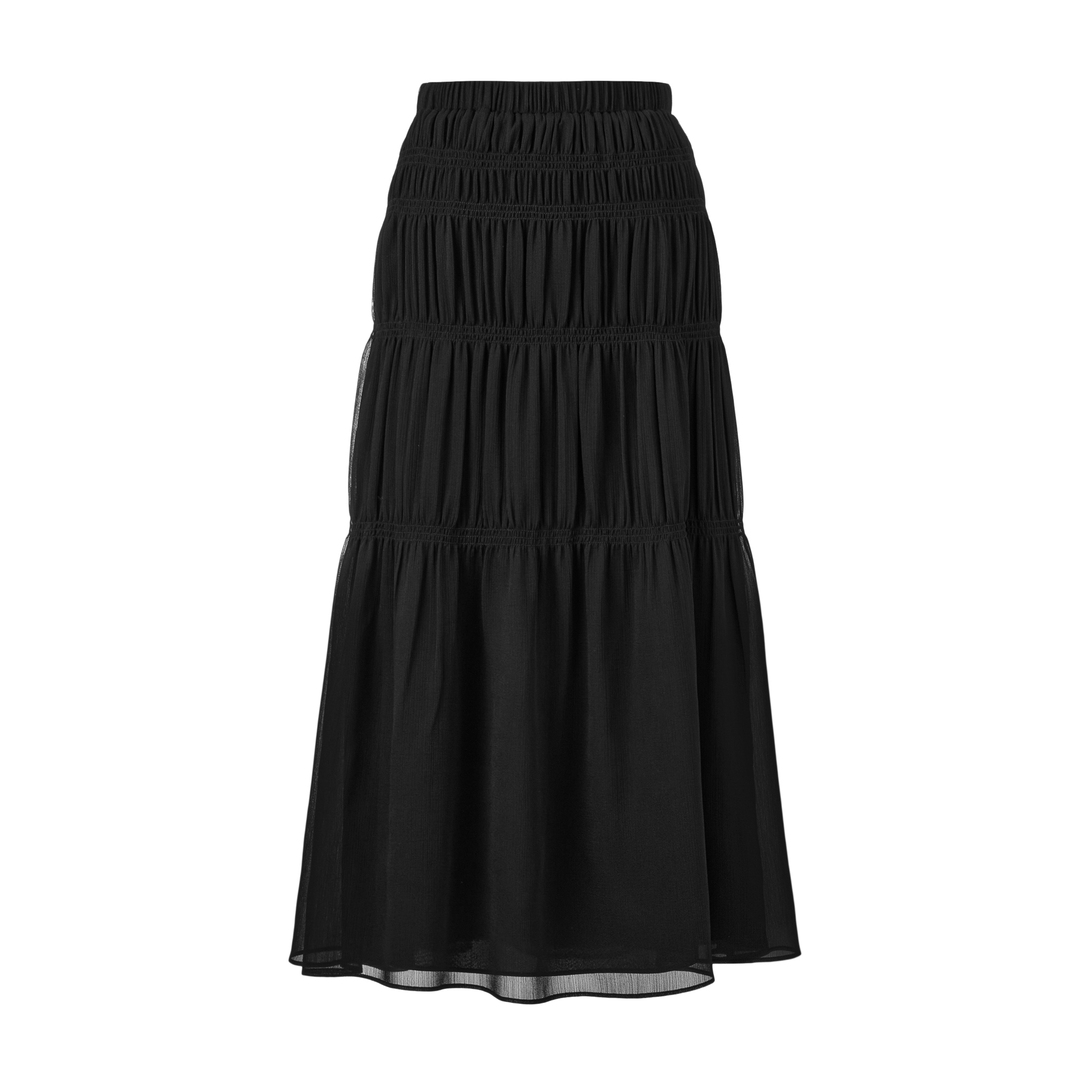 [최초가 99,000원]26SS 실로 플리츠 티어드 스커트 4