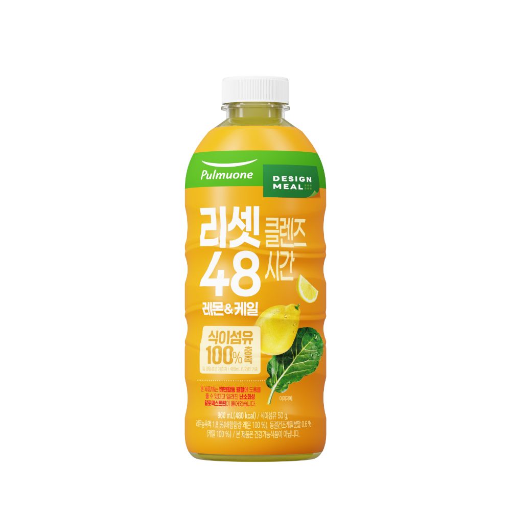 풀무원 리셋클렌즈 48시간 레몬&케일 960ml 1병 2