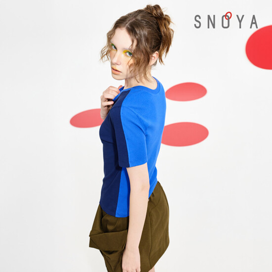 [SNOYA][4종]스노야 26SS 투웨이 컬러블록 에센셜 티 4종 2
