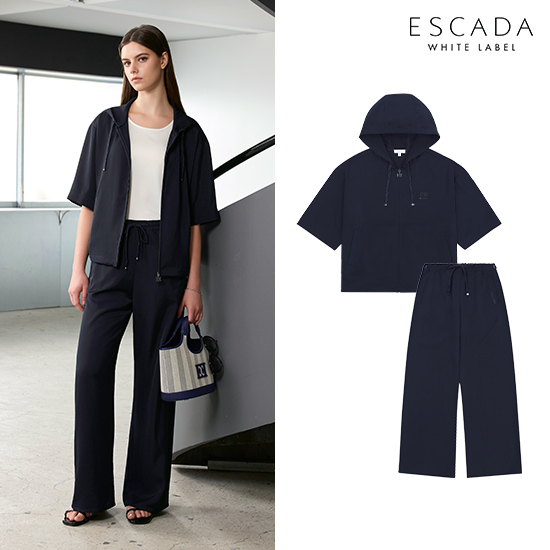 [상시가 239,000원] ESCADA 26SS 썸머 샤이닝 셋업 SET (후디집업+팬츠) 3
