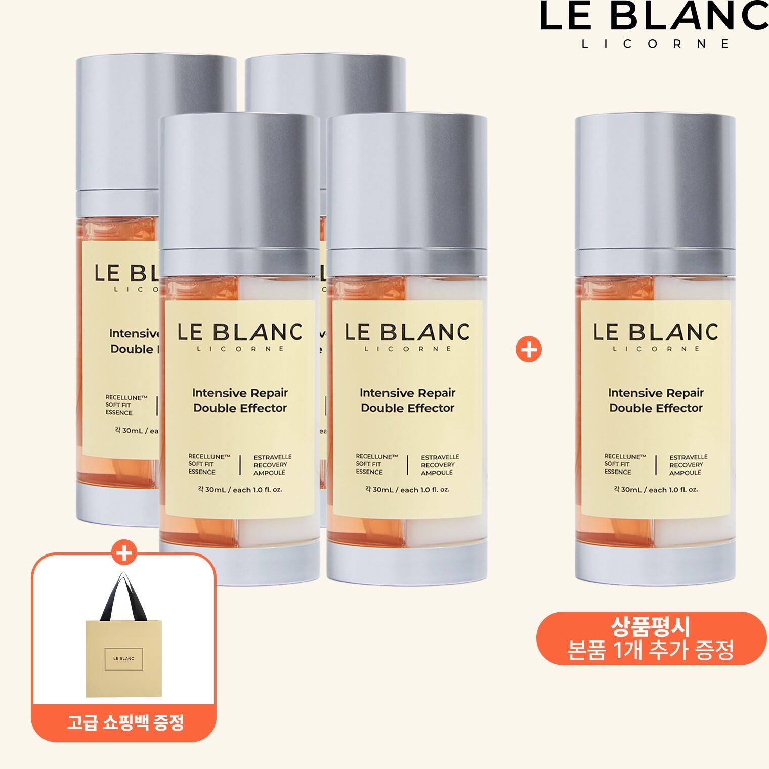 ★김지혜PICK! 방송에서만★ 르블랑 리꼼 또매진패키지(듀얼 앰플  60ml*4병+쇼핑백+♥리뷰시♥ 앰플 본품 1병 더!)