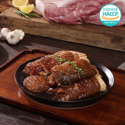 제주흑돼지 양념왕구이 7팩 (2.1kg) 4