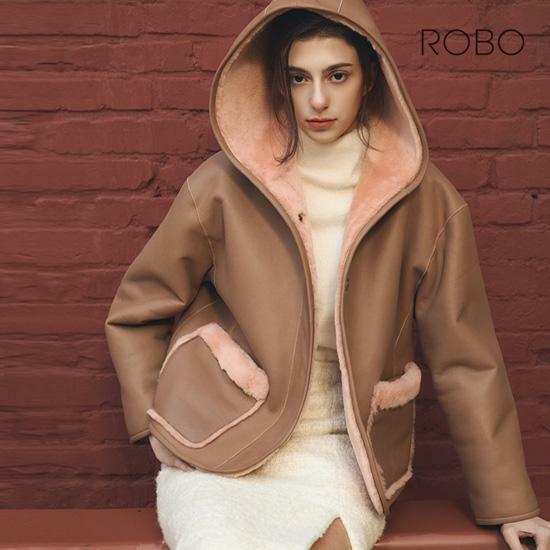 [삼성카드5%할인][ROBO] 로보 25FW 리버시블 후드 숏 무스탕 4