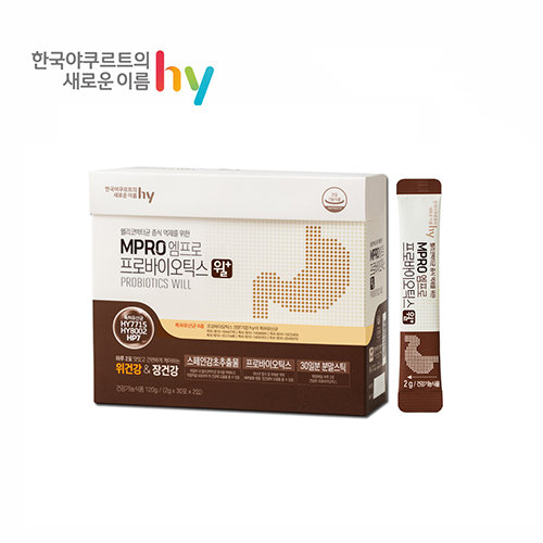 한국야쿠르트 hy 엠프로 프로바이오틱스 윌+ 1박스 (1개월분)