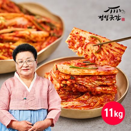 정성곳간 강순의 명인 김치 포기11kg (1종,11kg)