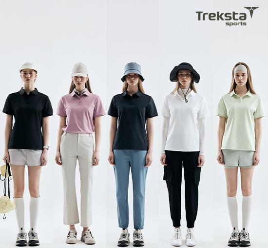 [Treksta]스포츠 여성 에어쿨모션 카라셔츠 5종