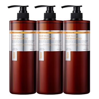 (3000ml 대용량)하라즈 맥주효모 샴푸 3개 구성
