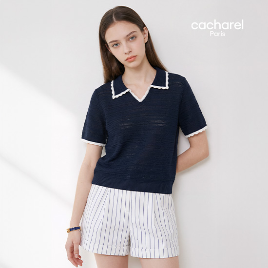 26S/S 스캘럽 포인트 반팔 풀오버 3종 2