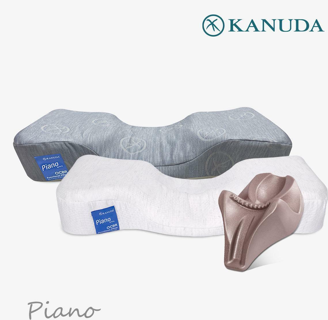 [삼성카드5%할인,일시불 할인](단독/방송에서만) 가누다 블루라벨 피아노 베개 2개 세트 (+머리냅 1개)