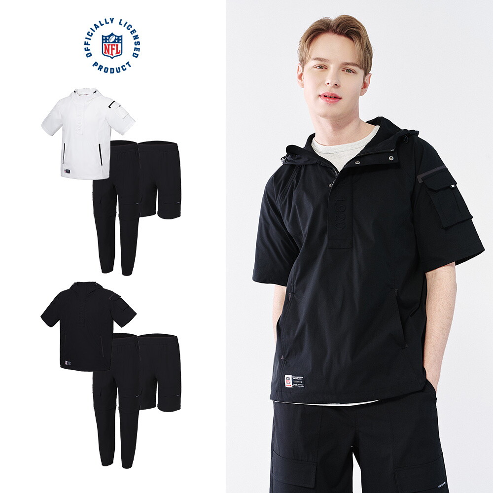 ○ NFL 26SS 남성 디테쳐블 2in1 셋업 2종