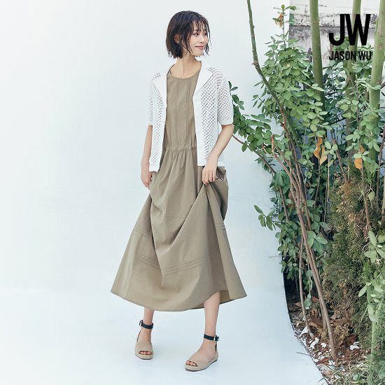 제이슨우 26SS Iris 에어리 핀턱 원피스 (4 COLORS) [런칭 가격 89,900원] 2