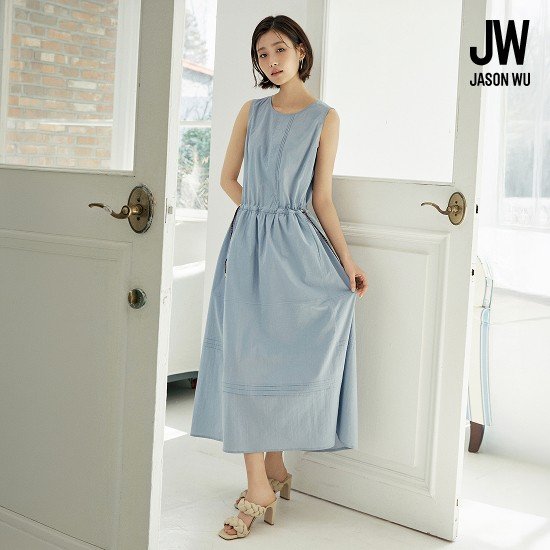 제이슨우 26SS Iris 에어리 핀턱 원피스 (4 COLORS) [런칭 가격 89,900원] 3