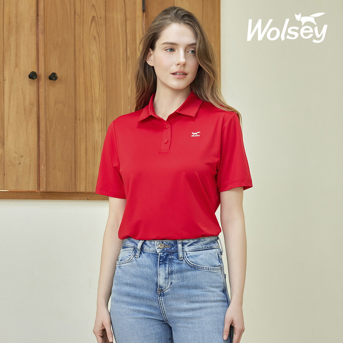 울시 26SS 여성 썸머 하이테크 카라 티셔츠 4종 3