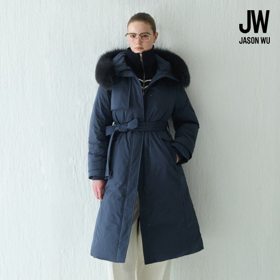제이슨우 26Pre-winter Noelle 풀스킨 FoxFur 트렌치 롱 구스 다운 3