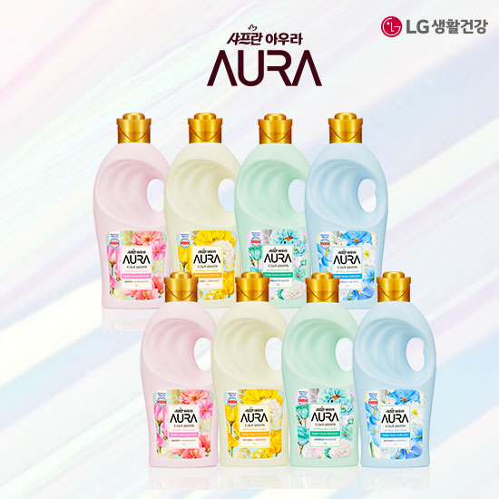 샤프란 아우라 섬유유연제 1LX8통