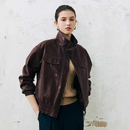 [최초가299,000원]26SS 켄달 이태리 램스킨 자켓 2