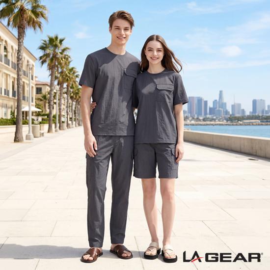  ☆ LA GEAR 남녀공용 시어서커 우븐 셋업 3종 4
