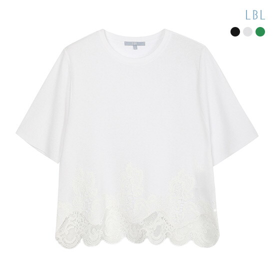 (런칭가 79,900원)26 SUMMER 프렌치린넨 블렌디드 레이스 반팔 니트 4