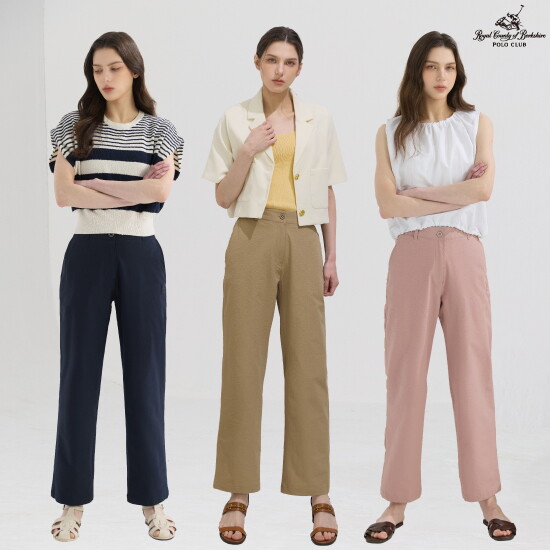 O RCB POLO CLUB 26SS 여성 시어서커 팬츠 3종