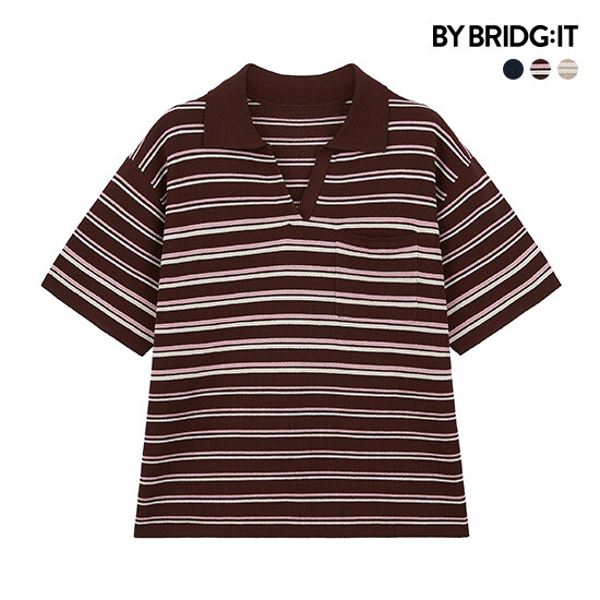 ○(런칭가 69,900원) 26SS 프레피 반팔 카라 풀오버 3종 4