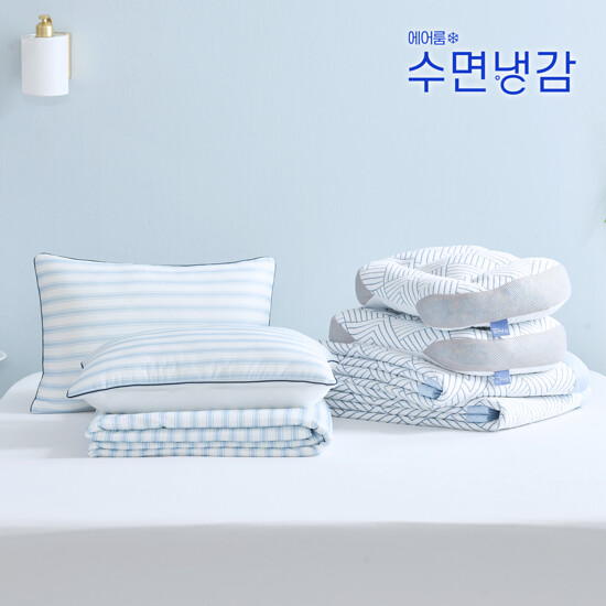 [에어룸 수면냉감] 냉감패드 풀패키지 Q