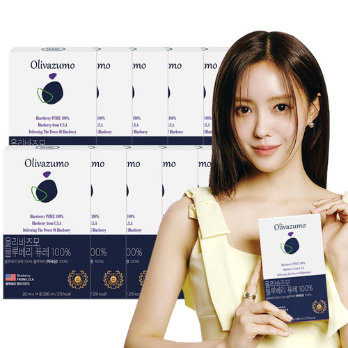 올리바즈모 블루베리 퓨레 100%  14포 x12박스