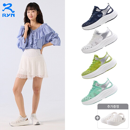 RYN 26SS 여성 메쉬 썸머 쿨워킹화 1종 + 클로그 1종