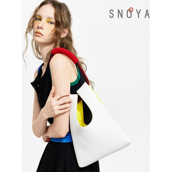[SNOYA]스노야 26SS 로프핸들 컬러블록 백