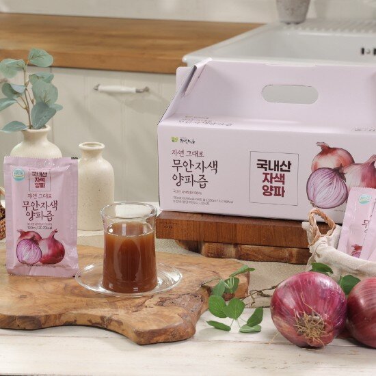 자연식품 시즌2 무안 자색 양파즙(국내산) 100ml 120팩
