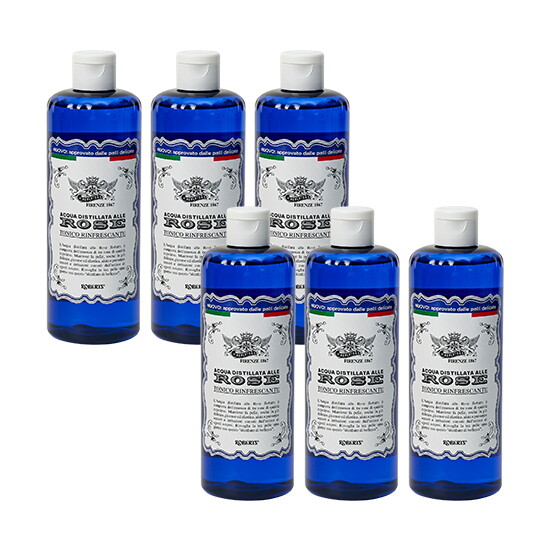 ★이태리직수입★[롯데원티비단독패키지] 아쿠아알레로제 로버츠 장미수 토너 400ml 6병