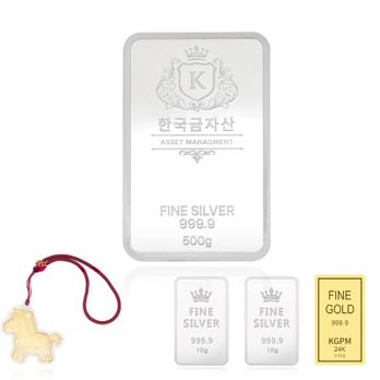 (방송에서만) [한국금자산관리] KGAM 실버바 99.99% 500g+추가