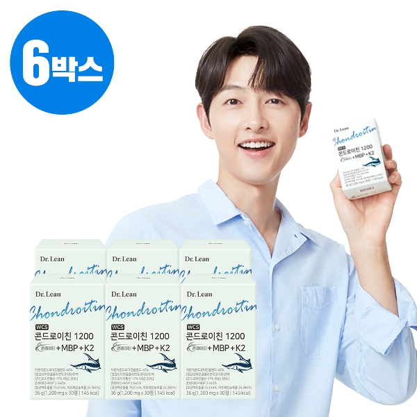 [50％세일] 닥터린 콘드로이친 1200 콘레이티+MBP+k2 6박스 (6개월분)