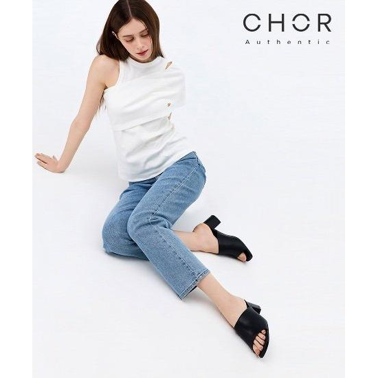 코어 어센틱 26S/S 소가죽 스퀘어 뮬 샌들 3