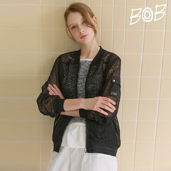 [롯데카드5%할인]메종비오비 BOB 여성 매쉬 자켓 2